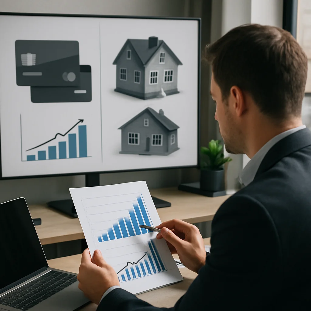 Renda Passiva para Empreendedores: Comparando Cartões de Crédito e Investimentos em Imóveis