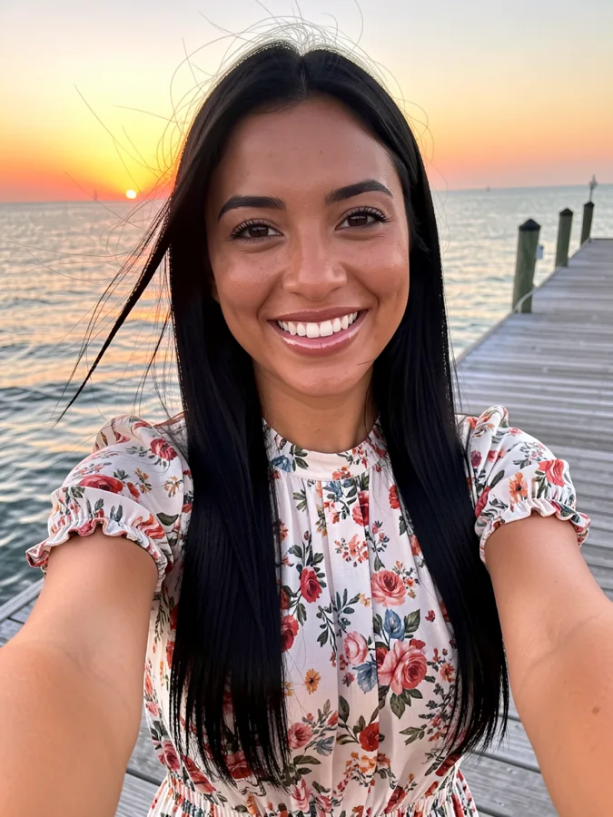 Foto de perfil de exemplo do Badoo