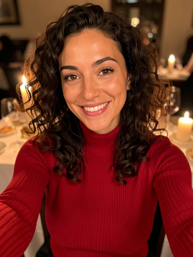 Foto de perfil de exemplo do Meetic