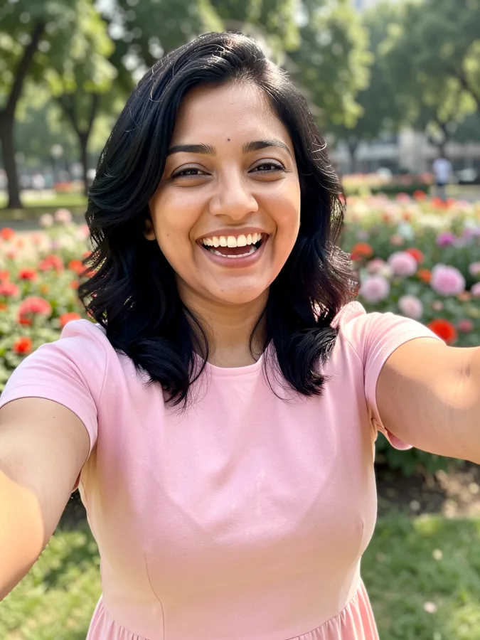 Foto de perfil de exemplo do TrulyMadly