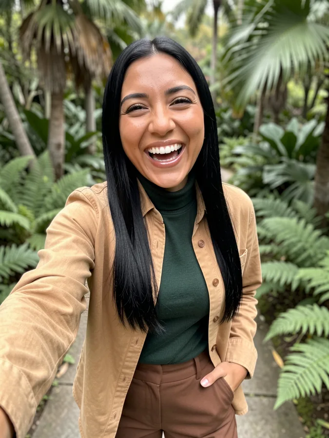 Foto de perfil de exemplo do Badoo