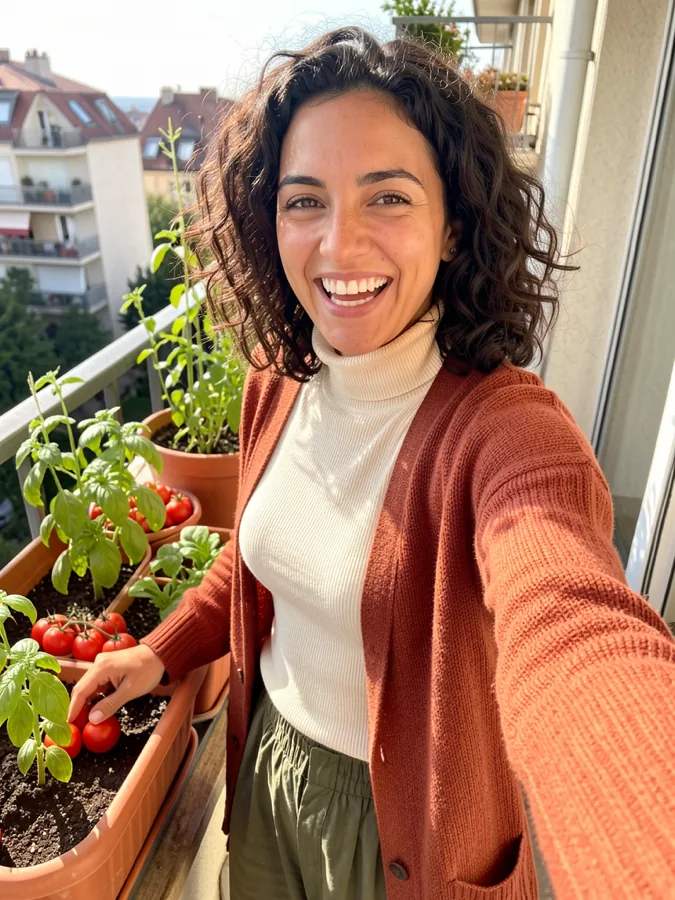 Foto de perfil de exemplo do Meetic