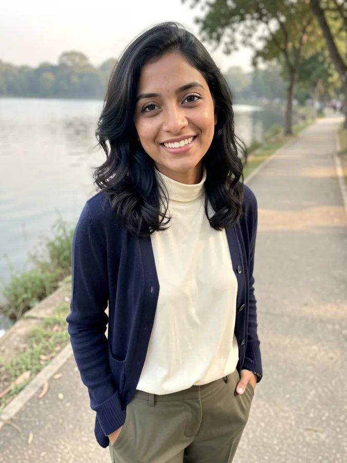 Foto de perfil de exemplo do TrulyMadly