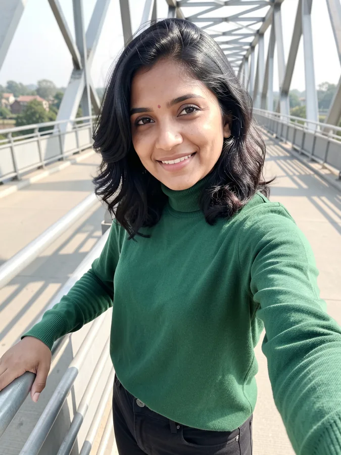 Foto de perfil de exemplo do TrulyMadly