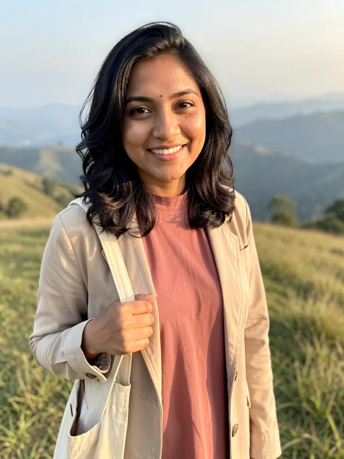 Foto de perfil de exemplo do TrulyMadly