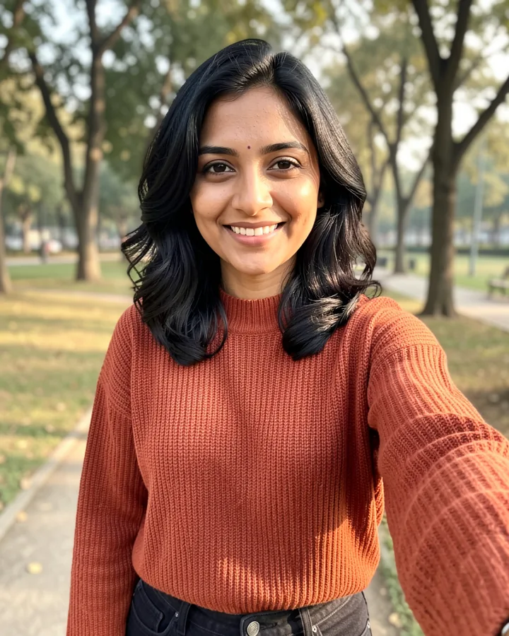 Foto de perfil de exemplo do TrulyMadly